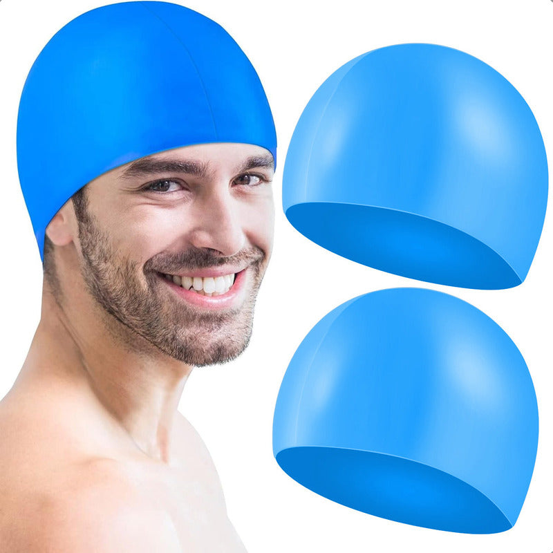 Pack X2 Gorra Natacion Gorros De Natacion Gorro Baño Piscina