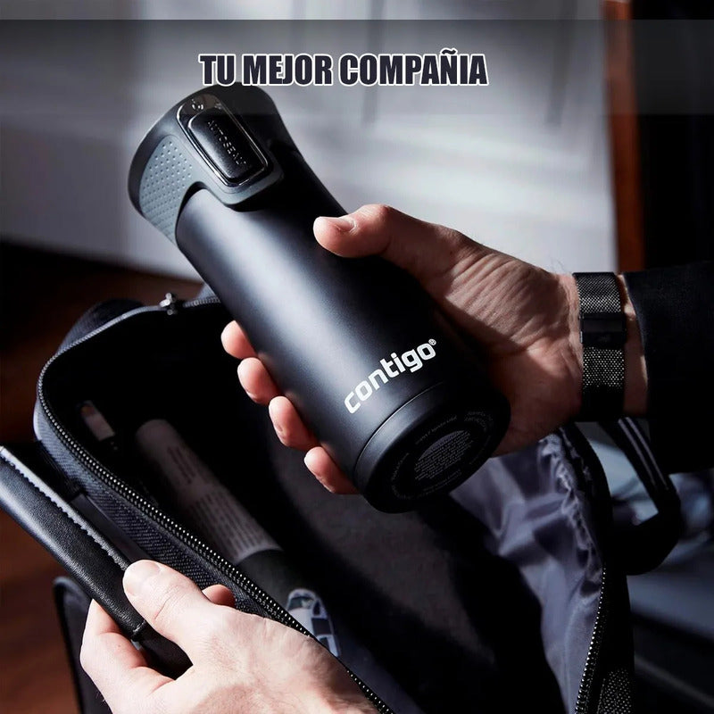 Vasos Contigo Mug Contigo Vaso Termico Contigo Vaso 473 Ml Vaso Termico Contigo Acero Inoxidable 473ml Okshop Vasos Termicos Cafe Sistema Antigoteo Libre Bpa Mug Contigo Antiderrame Gris