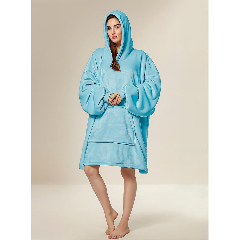 Poleron Hombre Mujer Polerones Sherpa Polar Felpa Frazada