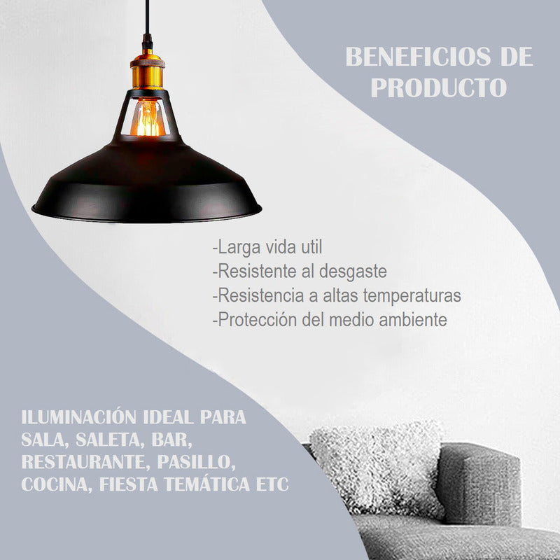 Lampara Colgante Lamparas De Techo Lampara Comedor Lamparas Negro