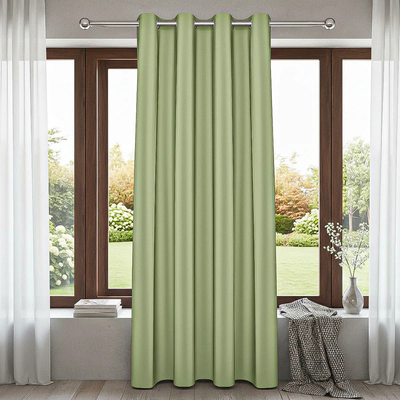 Cortinas De Tela Cortinas Tela Living Cortina De Puerta Cort Verde