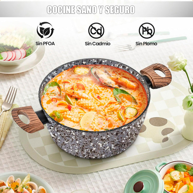Juego De Ollas Bateria De Ollas Juego De Bateria Cocina Keep Gris