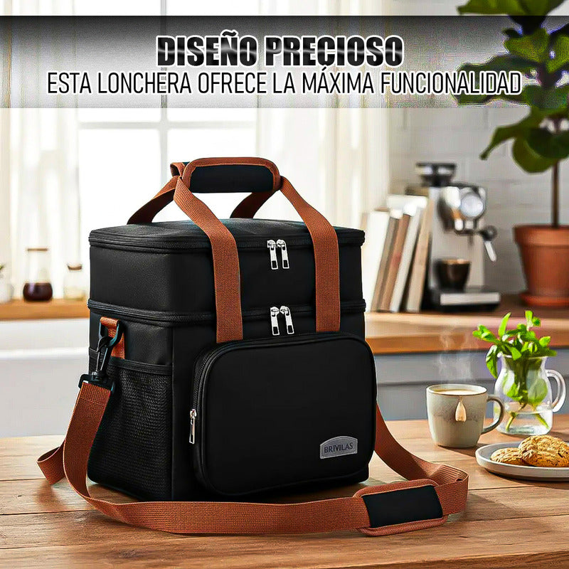 Loncheras Escolares Loncheras Termicas Bolsos Para Almuerzo Azul Liso