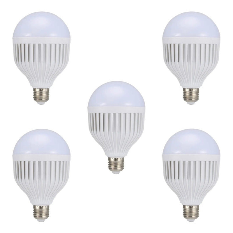 X5 Ampolletas Recargable Inteligente Ampolleta Led 15w E27