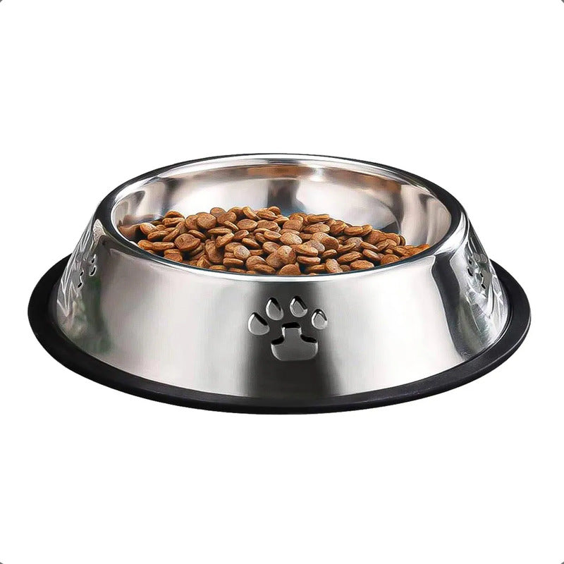 Plato Perro Comedero Perro Contenedor Comida Perro Plato Gris