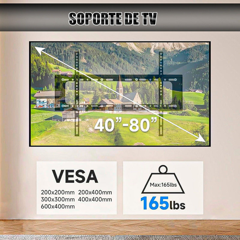 Soporte Televisor Base Tv Soporte De Televisor 40-85 Soport Negro