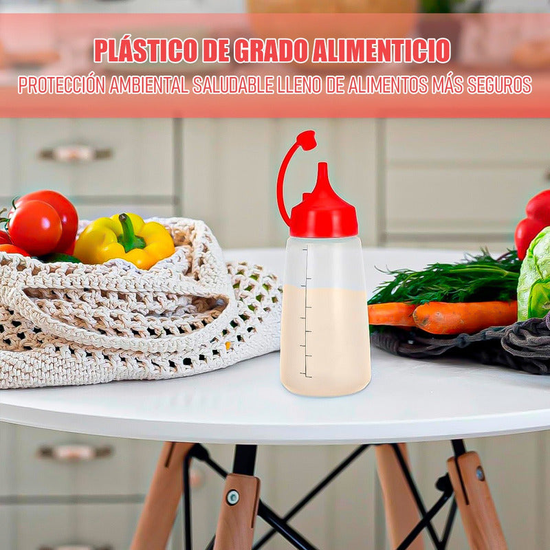 Botella De Salsa Envase Para Ketchup Envase Salsero 180 Ml Amarillo