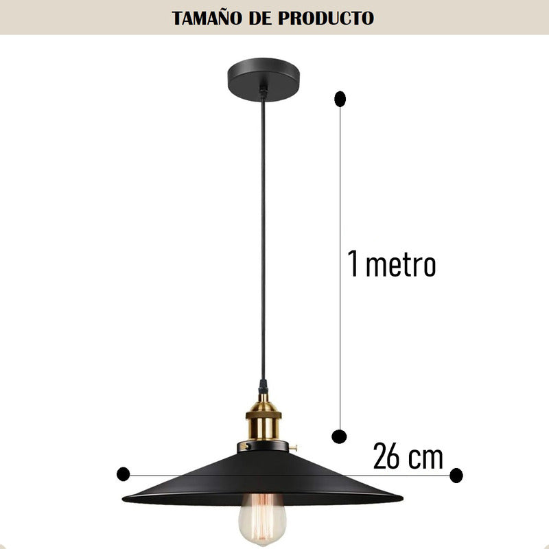 Pack X2 Lamparas De Techo Lampara Colgante Lampara Techo E27