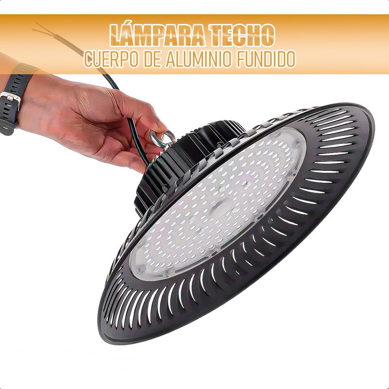 Lámparas Colgantes De Techo Foco Led Campana Lamparas 150w Negro