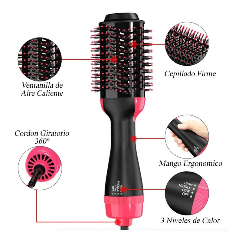 Cepillo Secador One Alisador Electrico Cabello Peine Pelo