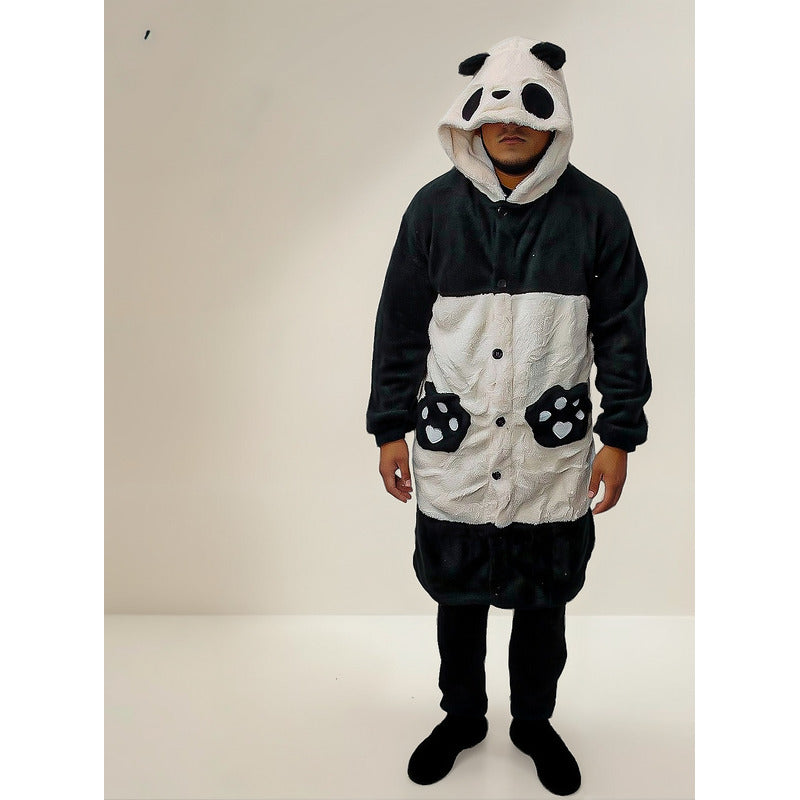 Polerones Chiporro Pijama De Invierno Poleron Invierno Diseño De Panda Adulto Poleron Con Capucha Polerones Invierno Pijama Chiporro Con Diseño