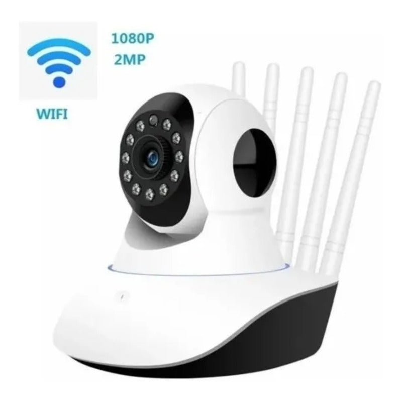 Cámaras De Vigilancia Ip Camara Wifi Casa Monitor Bebe Video Blanco