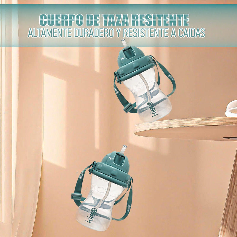 Vasos Antiderrame Vaso Con Bombilla Vaso Tomajugo Niño 280ml Rosa Estrella