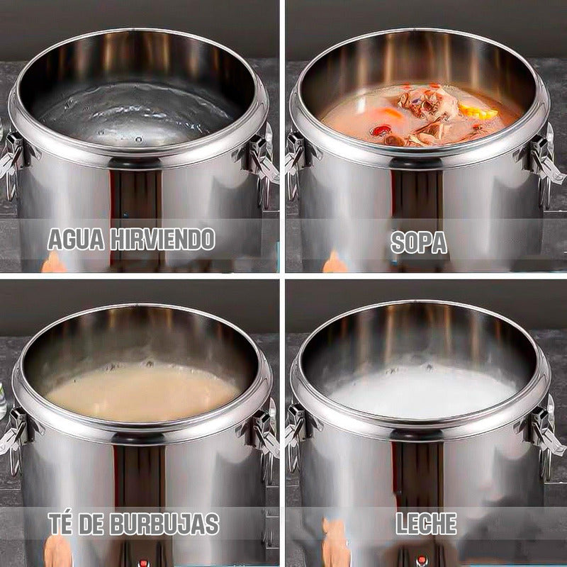 Termo De Agua 10 Lt Termo Para Agua Caliente Termos De Cafe Gris