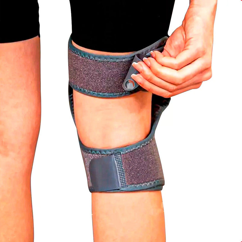 Rodillera Calentadora Masajeador Rodilla Rodillera Termica Gris L