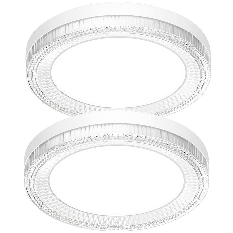 Lamparas Dormitorio Techo Foco Led 24w Pack2 Focos Led Techo Blanco