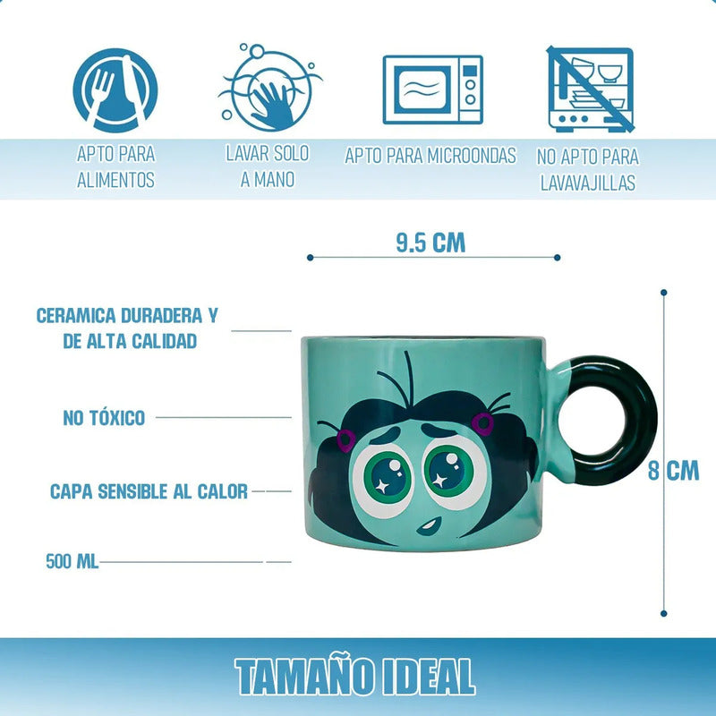 Taza De Cafe Taza De Te Taza Ceramica Intensamente Taza Agua Tazas Para Cafe Tazón De Cerámica Tazas Capuccino Taza Cafe Espresso Tazon 350 Ml Tazon Disney Envidia Okshop