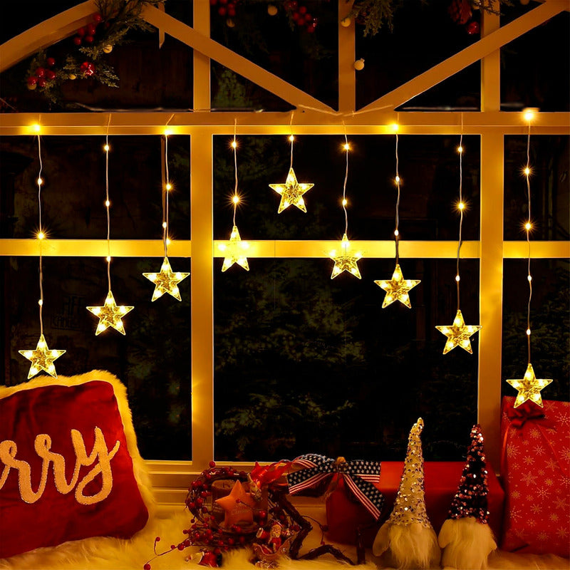 X2 Luces De Navidad Adorno Navideño Luz Forma De Pino 3mts