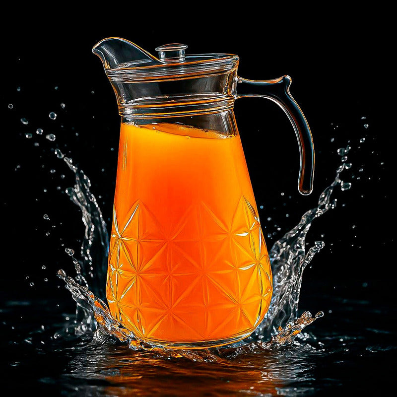 Jarra De Vidrio Jarra De Jugo Jarros De Vidrio Jarra 1.7 L