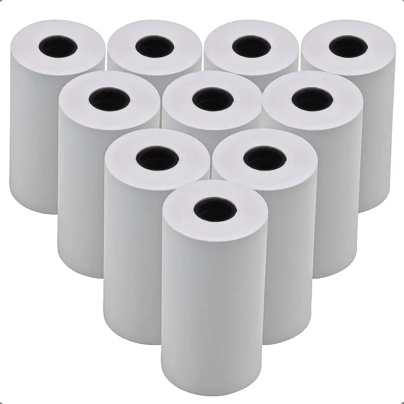 Pack 10 Rollo Papel Boleta Papel Termico 57x40mm Rollo Termi Blanco