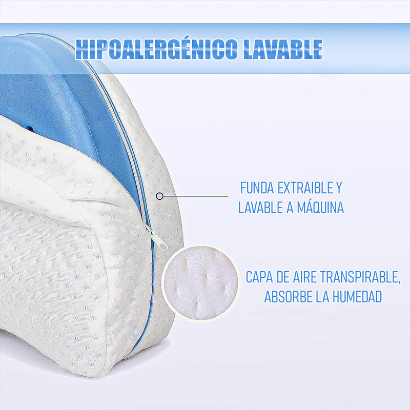 Almohada Para Piernas Almohada Viscoelastica Almohada Ortope Blanco