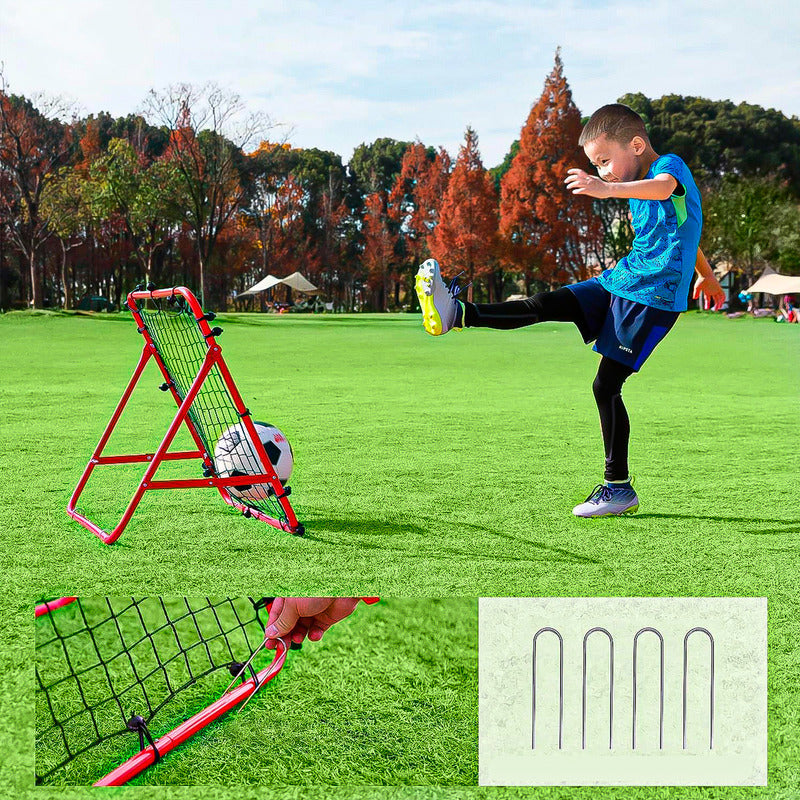 Red De Rebote Futbol Rebotador Futbol Entrenamiento Deportes Arcashopping Red De Rebote Con Objetivos De Entrenamiento Portería De Fútbol Portátil Red De Rebote De Fútbol Plegable 100x100 Cm