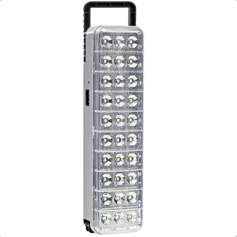Luces De Emergencia Led Foco Led Emergencia Recargable 30led