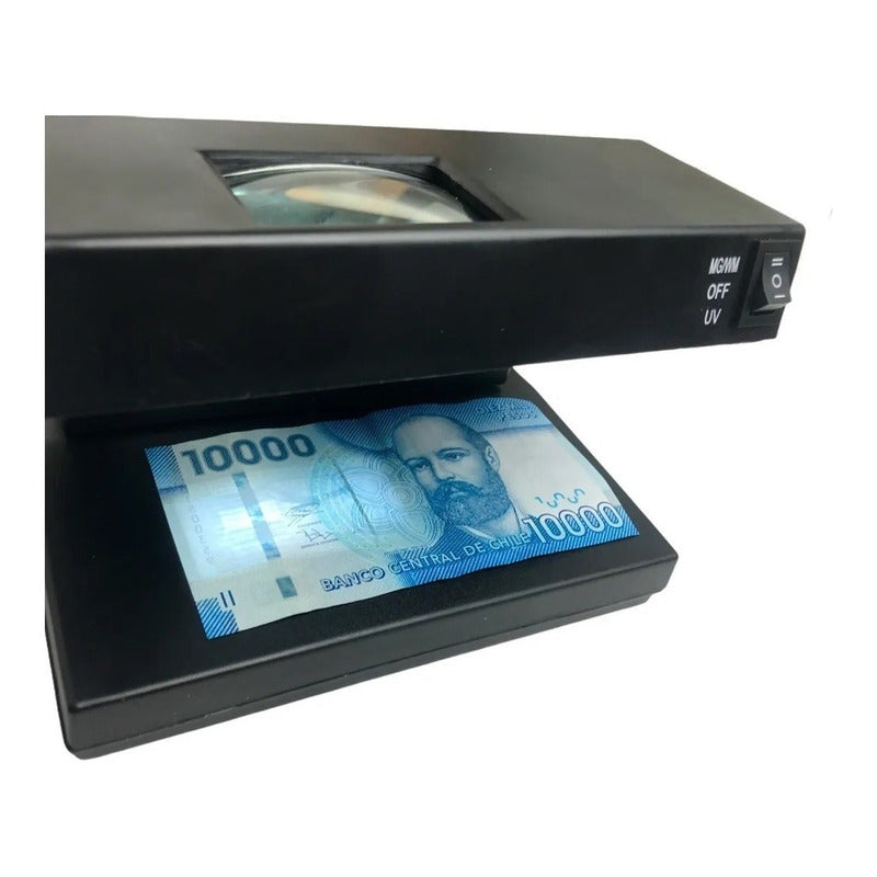 X4 Detector De Billetes Falsos Con Luz Ultravioleta Lintern Negro