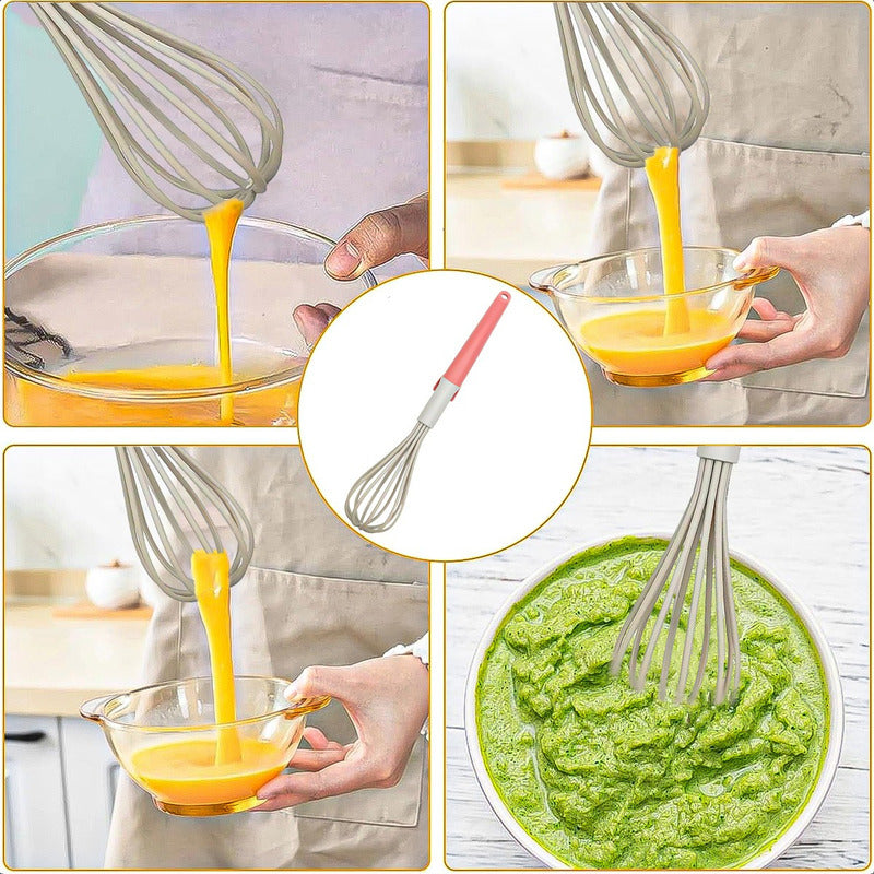 Batidor Globo Keep Pack 2 Batidor De Cocina Batidor De Mano Gris