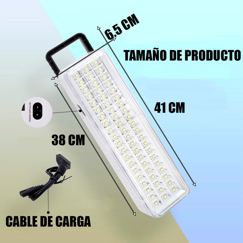 Luces De Emergencia Led Luces De Emergencia Recargable 60led