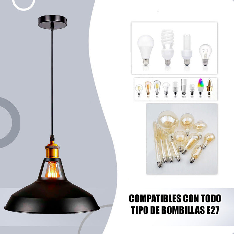 Lampara Colgante Lamparas De Techo Lampara Comedor Lamparas Negro