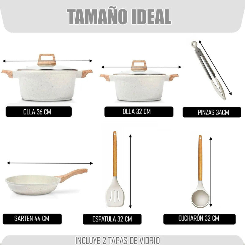 Juego De Ollas Bateria De Ollas Juego De Bateria Keep 8 Pcs Bateria De Cocina Induccion Aluminio Libre Bpa Bateria Cocina Keep Baterias Cocina 8 Piezas Set De Ollas Antiadherentes Okshop