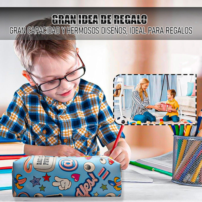 Estuche Escolar Estuche Para Lapices Estuche Niños Estuches Modelo 11