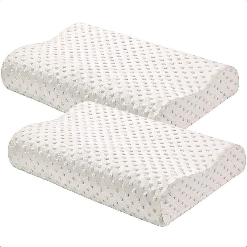 Almohadas Memory Pack 2 Almohada Viscoelastica Almohadas Blanco