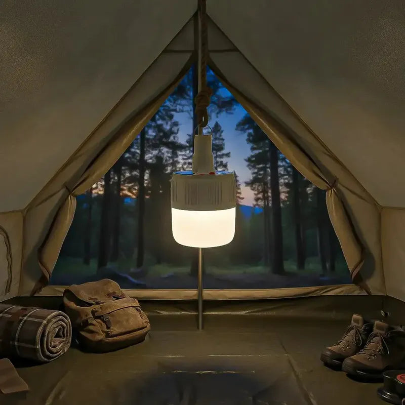 Lampara De Camping Lampara Camping Solar Lampara Para Carpa Okshop Lampara Camping Recargable Luz Fria Bombilla Colgante Ampolleta Solar Recargable Camping Usb Lampara Solar Emergencia Blanco