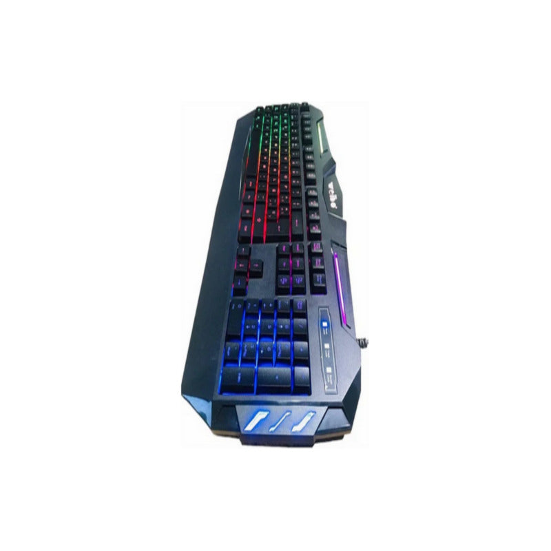 Kit De Teclado Y Mouse Gamer Teclado Ergonomico Para Juegos Kit Gamer Teclado Y Mouse Ergonomico Alambrico Pack Teclado Mouse Rgb Optico Kit Teclado Mouse Retroiluminado Okshop