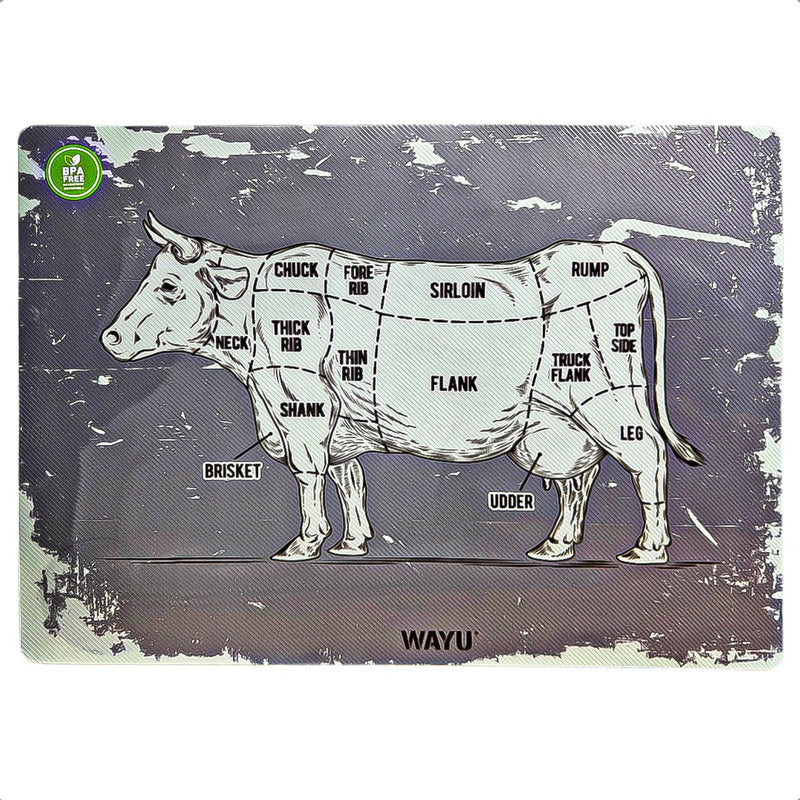 Individual Para Mesa Wayu Individuales Rectangulares Plato Gris Claro