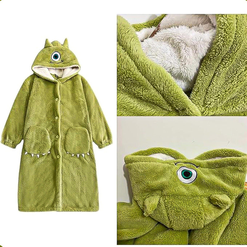 Pijama Invierno Poleron Monster Chiporro Pijama Para Adulto