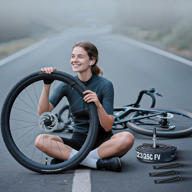 Camara Bicicleta Camara Para Bicicleta 700x23 Camara Bici Presta Negro