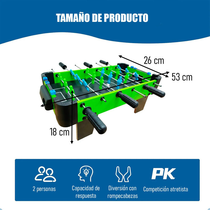 Juego Taca Taca Mesa Verde Futbolin Para Niños 2 Jugadores Juego De Mesa Niños Futbolito Verde Juego De Futbol Mesa Juego De Mesa Niños Mini Futbol De Mesa Futbolin 2 Personas 2 Pelotas Okshop
