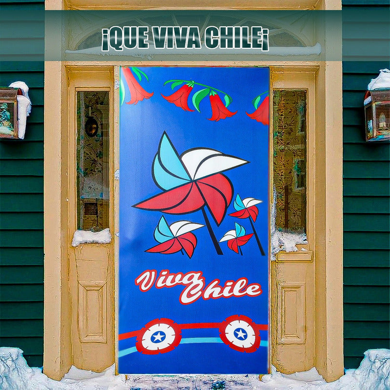 Fundas Para Puertas Fiestas Patrias Chile Pack2 Funda Puerta Modelo 9