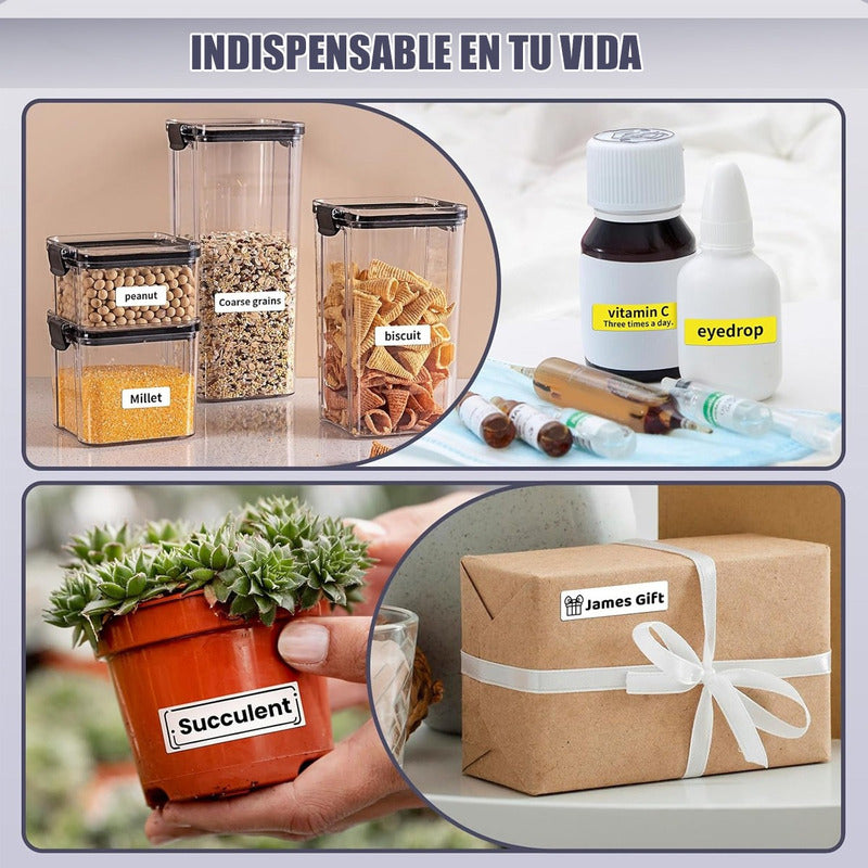 Etiquetadora Rotuladora Manual Rotuladora Portatil Etiqueta Gris