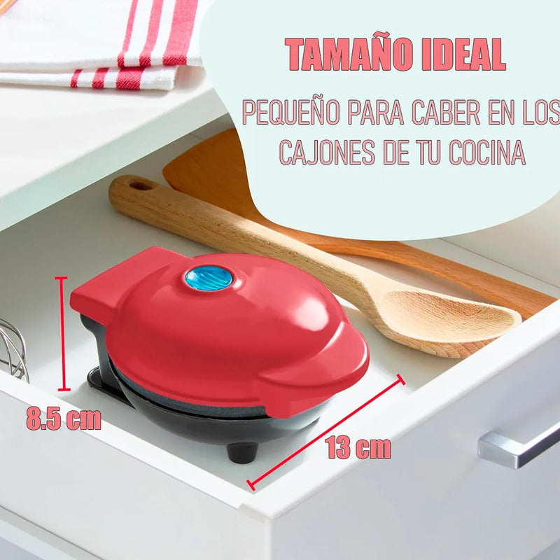 Mini Waflera Maquina Wafles Wafleras Reposteria Mini Wafles Maquina Para Hacer Waffles Aluminio Waffles Maquina Superficie Antiadherente Maquina De Waffles Patas Antideslizantes Abs Okshop