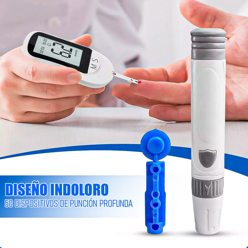 Medidor De Glucosa Digital Glucometro Maquina Medir Glucosa