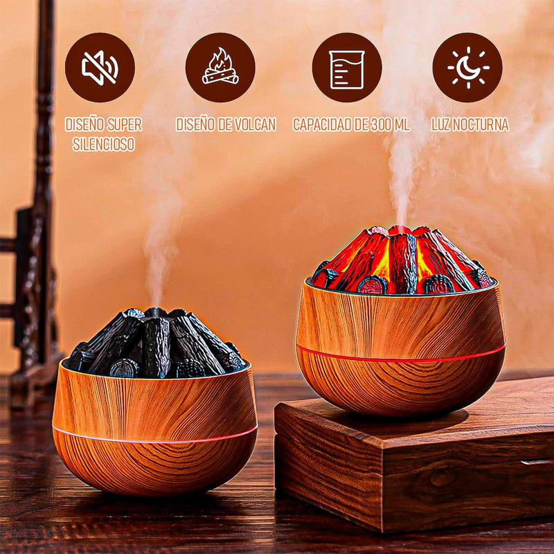Humidificador Indoor Humidificador Aire Difusores Umificador Marrón Oscuro