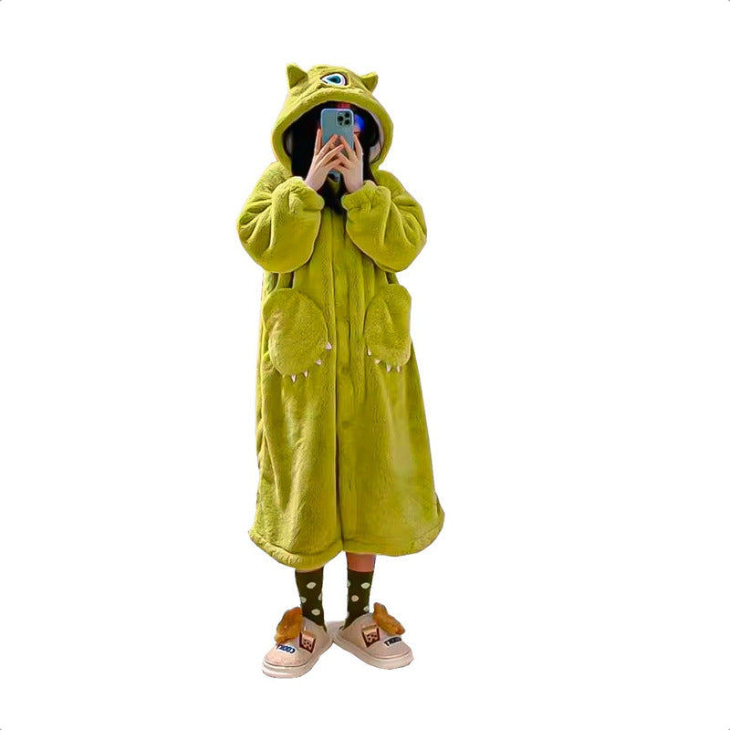 Pijama Invierno Poleron Monster Chiporro Pijama Para Adulto