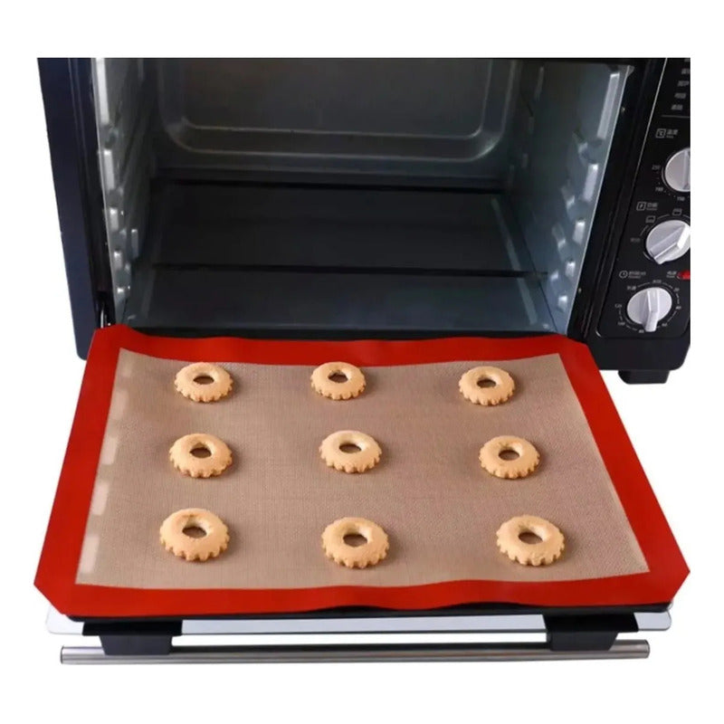 Lamina Silicon Antiadherente Hornear Esterilla Horno Lamina Antiadherente 40x30cm Pack 4 Papel Freidora Laminas De Silicona Para Horno Reposteria Silicona Horno Cocina Okshop