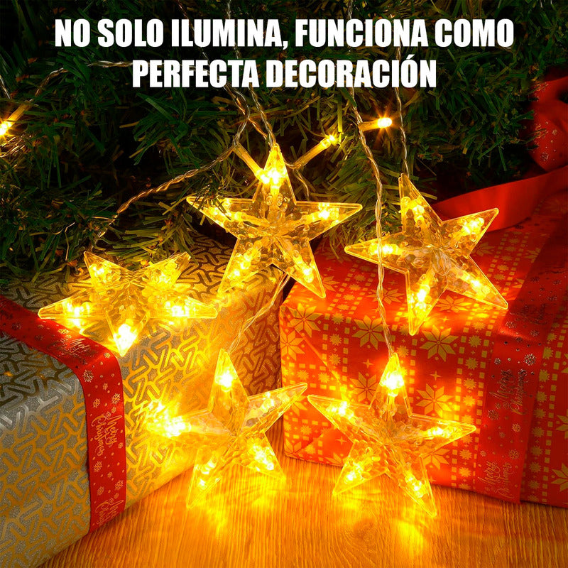 X2 Luces De Navidad Adorno Navideño Luz Forma De Pino 3mts