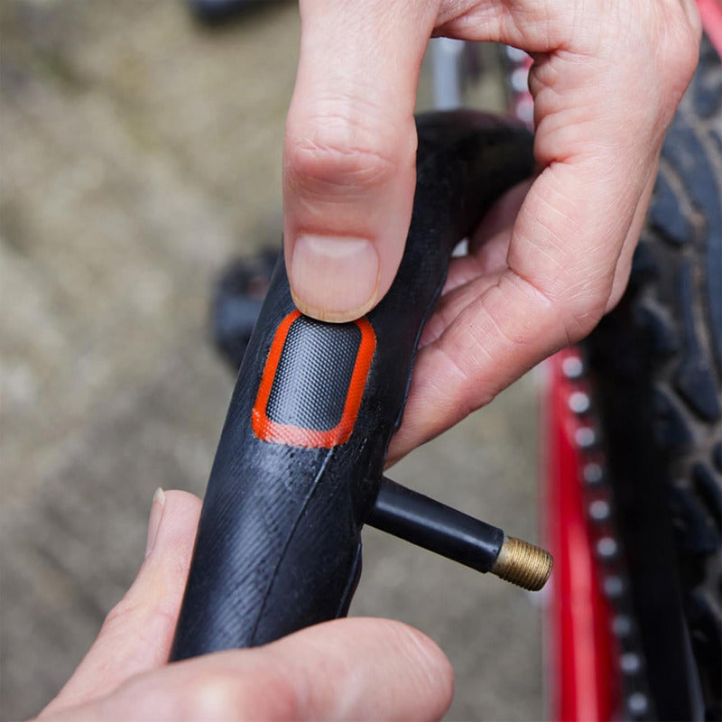 Kit Herramientas Bicicletas Parche Pinchazo Bici Reparacion Negro