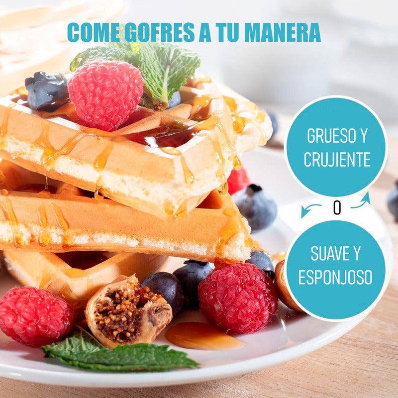 Maquina De Waffles Maquina Para Hacer Waffles Maquina Gofres Negro